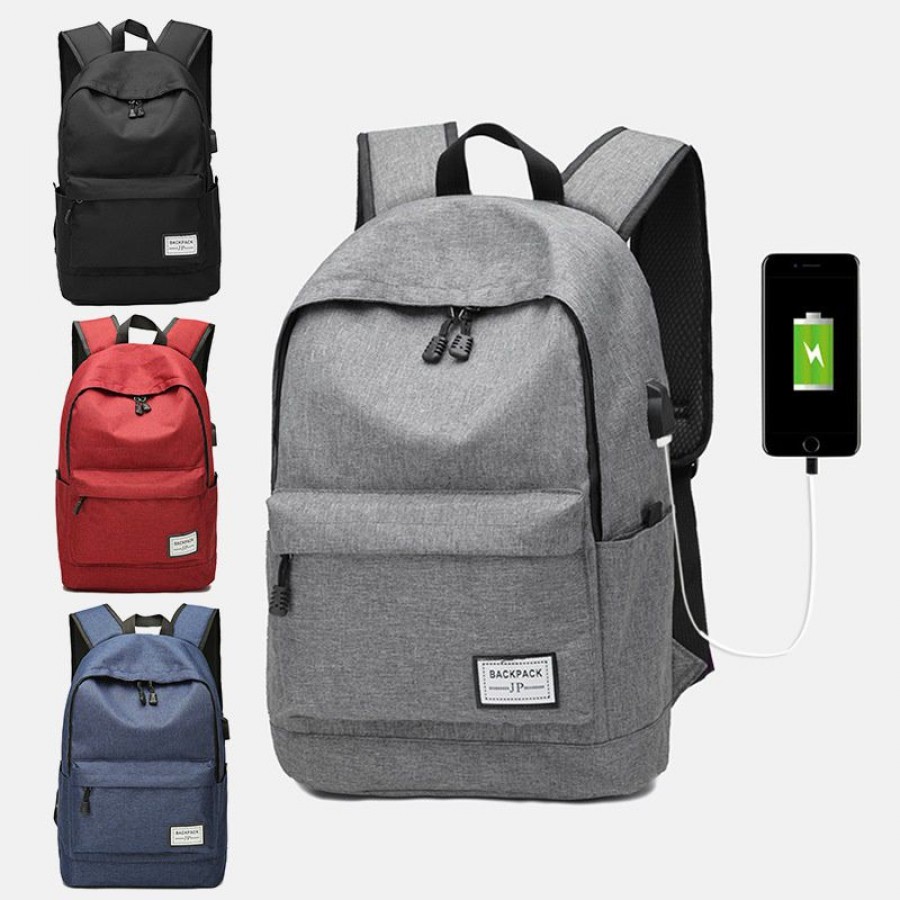 Cross border one new 2019 backpack USB charging multifunctional backpack leisure backpack student bag
